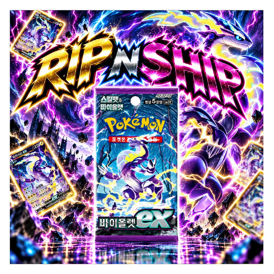 Pokémon TCG Violet ex Korean Booster Pack | Rip N Ship