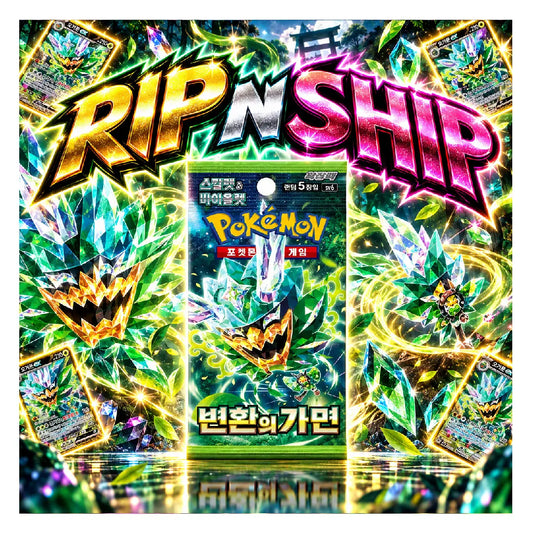 Pokémon TCG Mask of Change Korean Booster Pack | Rip N Ship