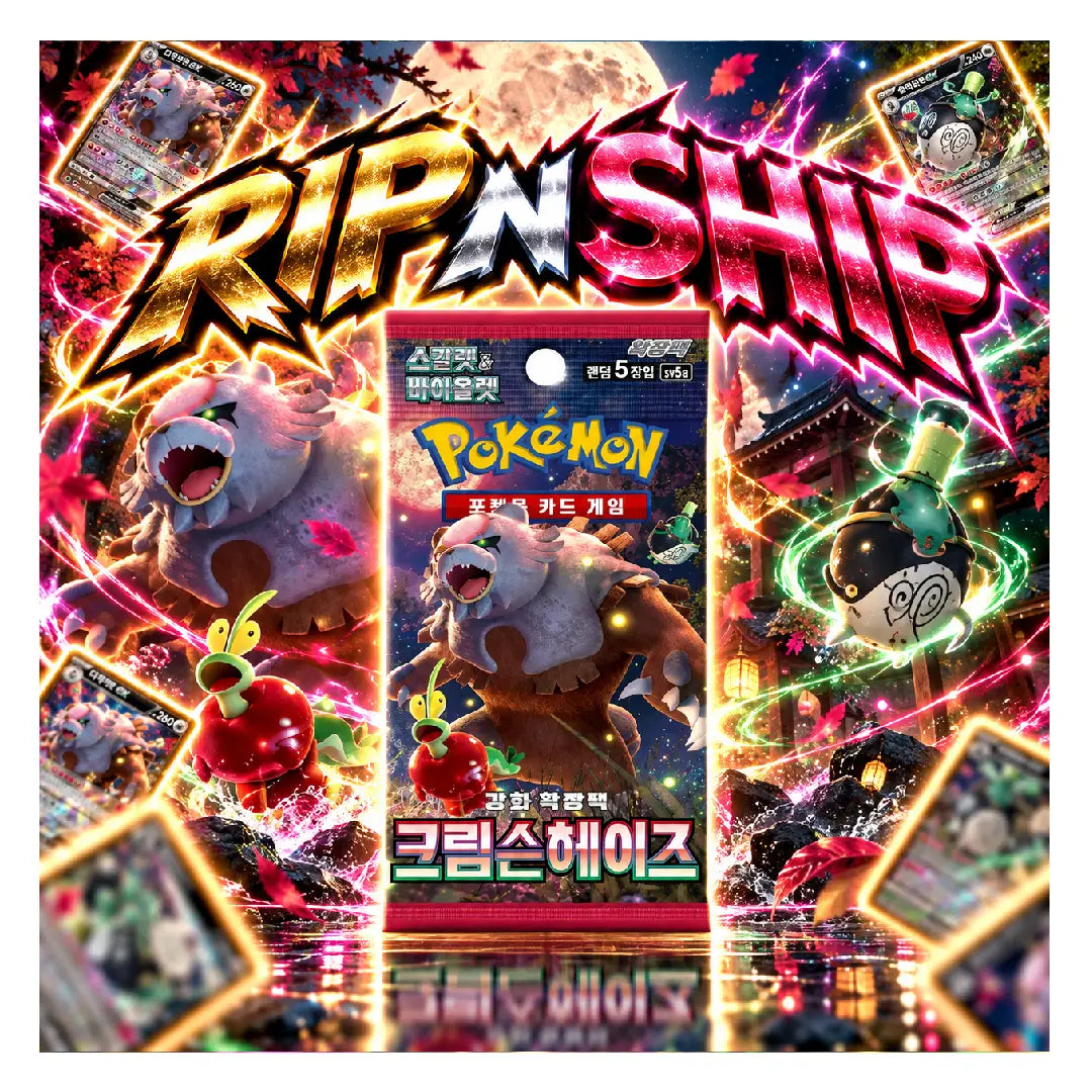 Pokémon TCG Crimson Haze Korean Booster Pack | Rip N Ship