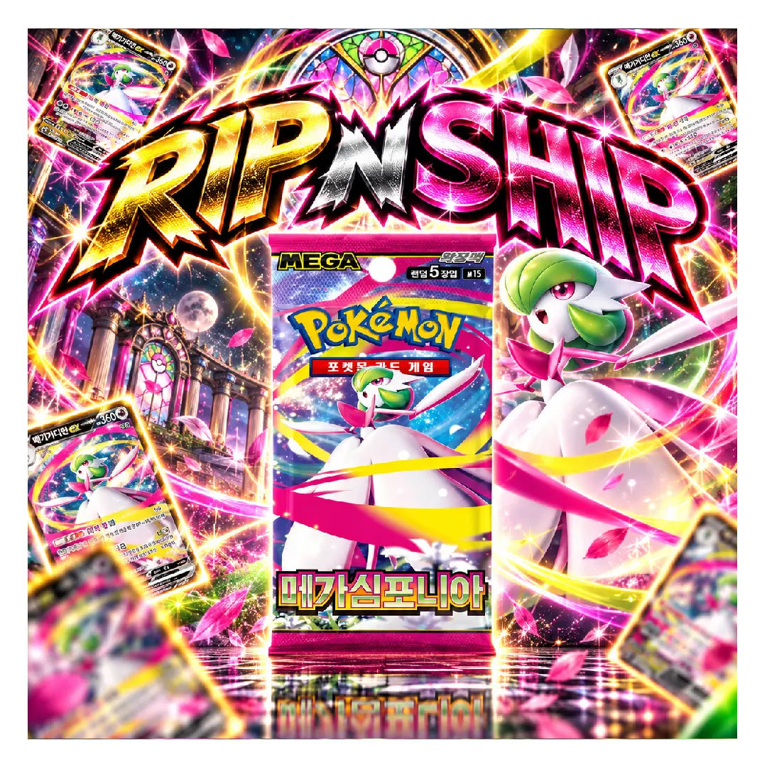 Pokémon TCG Mega Symphonia Korean Booster Pack | Rip N Ship