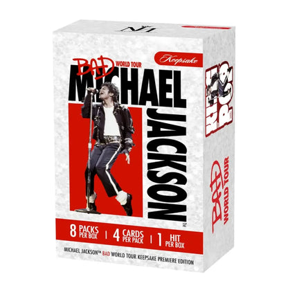 Michael Jackson Bad World Tour Keepsake Premiere Hobby Box – 8 Packs