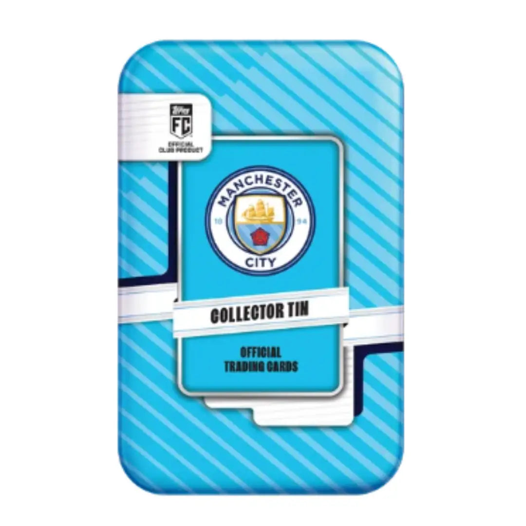 2026/27 Topps Manchester City Collector Tin – Football Trading Cards