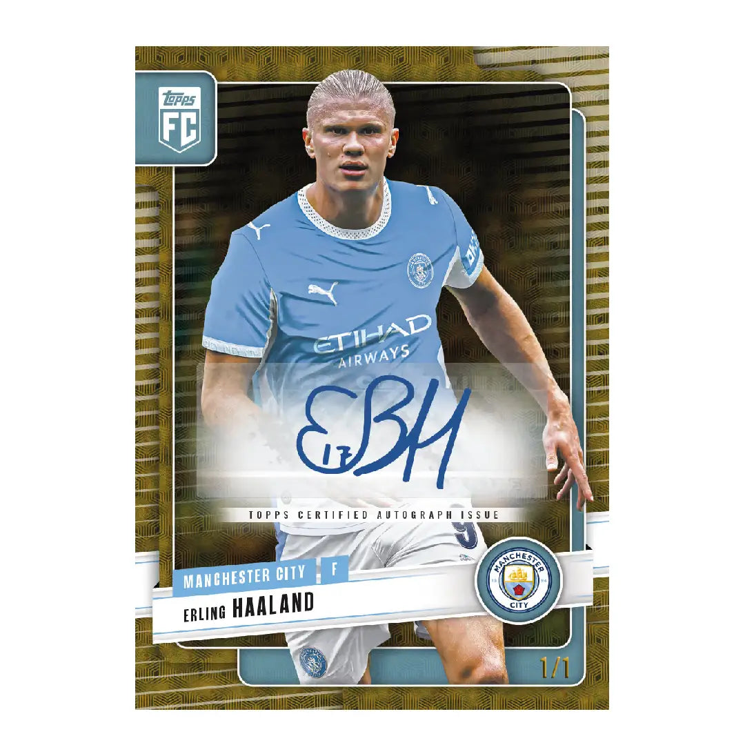 2026/27 Topps Manchester City Collector Tin – Football Trading Cards