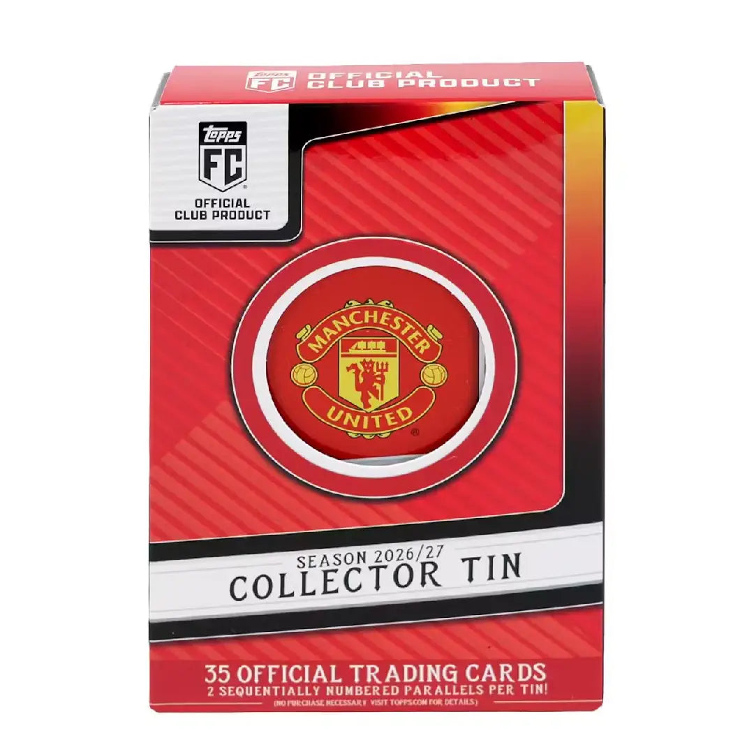 2026/27 Topps Manchester United Collector Tin – Football Trading Cards