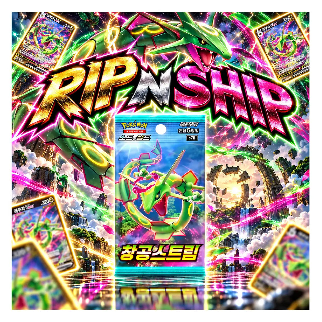 Pokémon TCG Blue Sky Stream Korean Booster Pack | Rip N Ship
