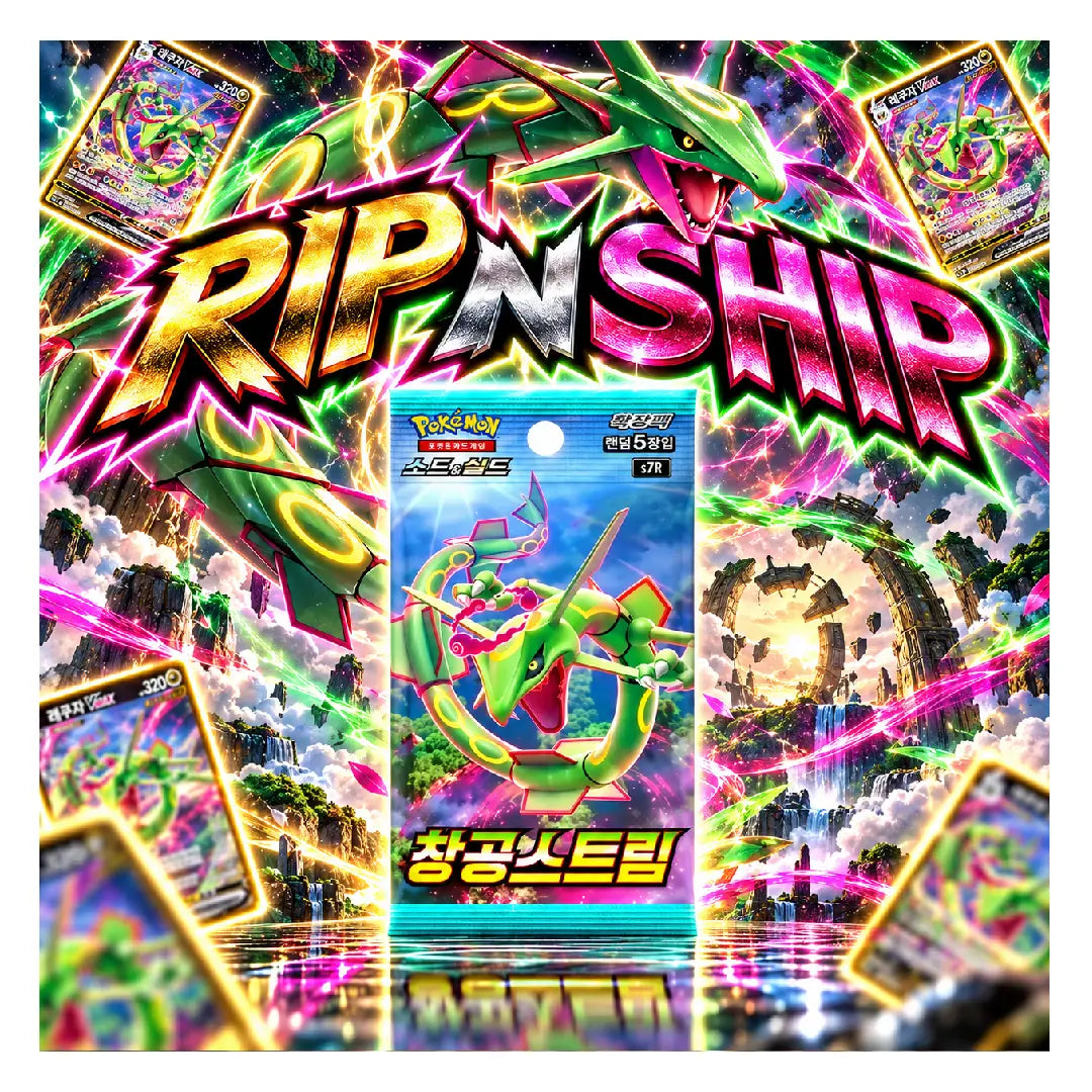 Pokémon TCG Blue Sky Stream Korean Booster Pack | Rip N Ship
