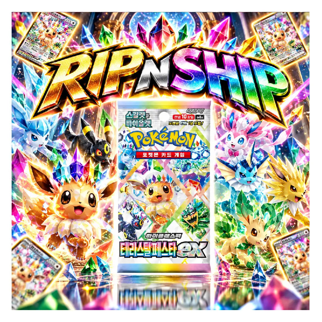 Pokémon TCG Terastal Festival Korean Booster Pack | Rip N Ship
