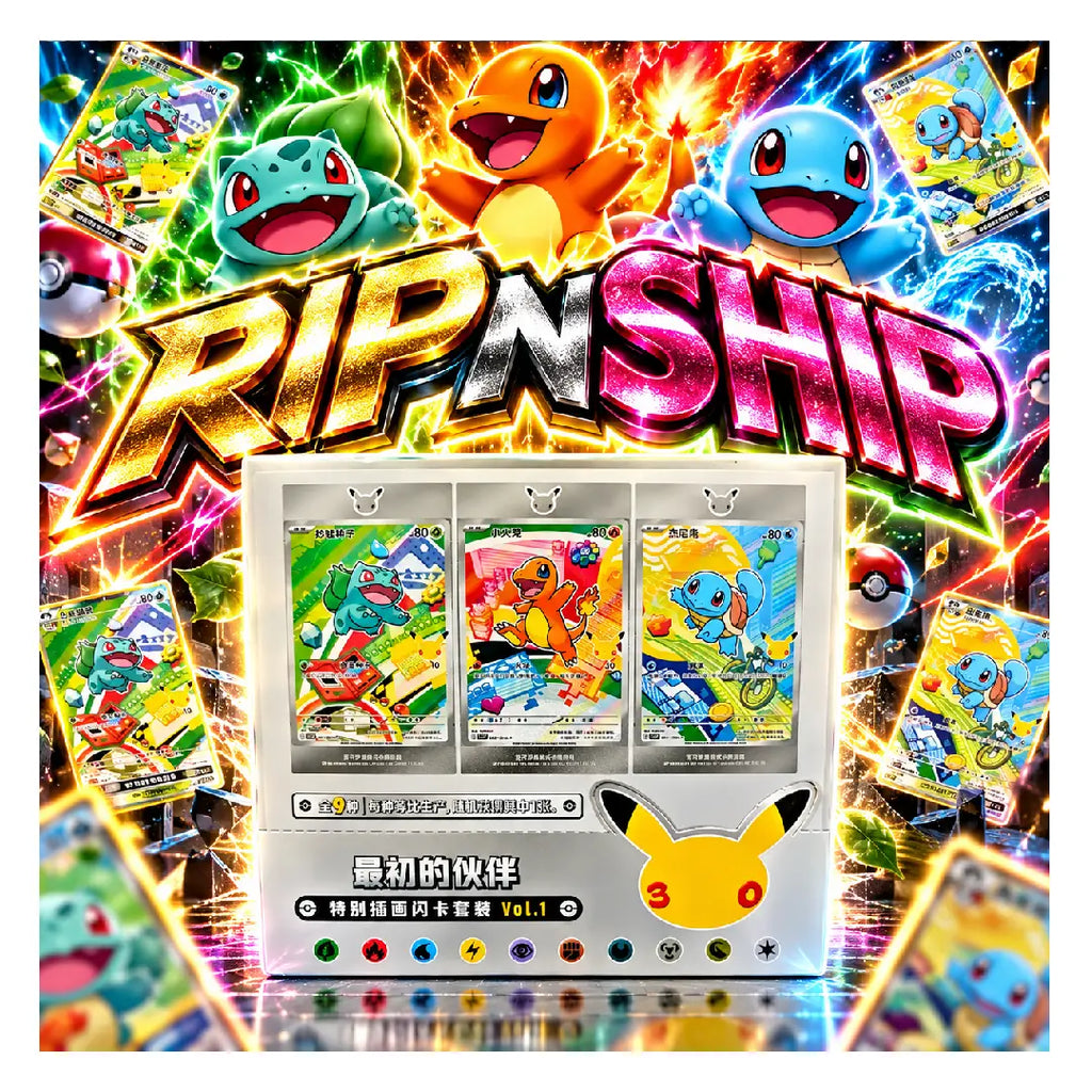 Pokémon TCG 30th Anniversary Original Partner Card Set Vol. 1 Chinese Collector Box | Rip N Ship