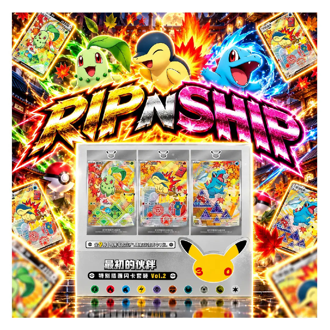 Pokémon TCG 30th Anniversary Original Partner Card Set Vol. 2 Chinese Collector Box | Rip N Ship