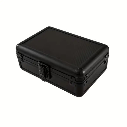 Carbon Fiber Trading Card Storage Case with Removable Dividers for PSA BGS CGC Graded Slabs