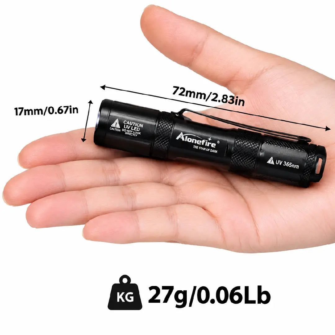 365nm UV Card Checker Light USB Rechargeable Mini Ultraviolet Flashlight for Trading Cards and Collectibles