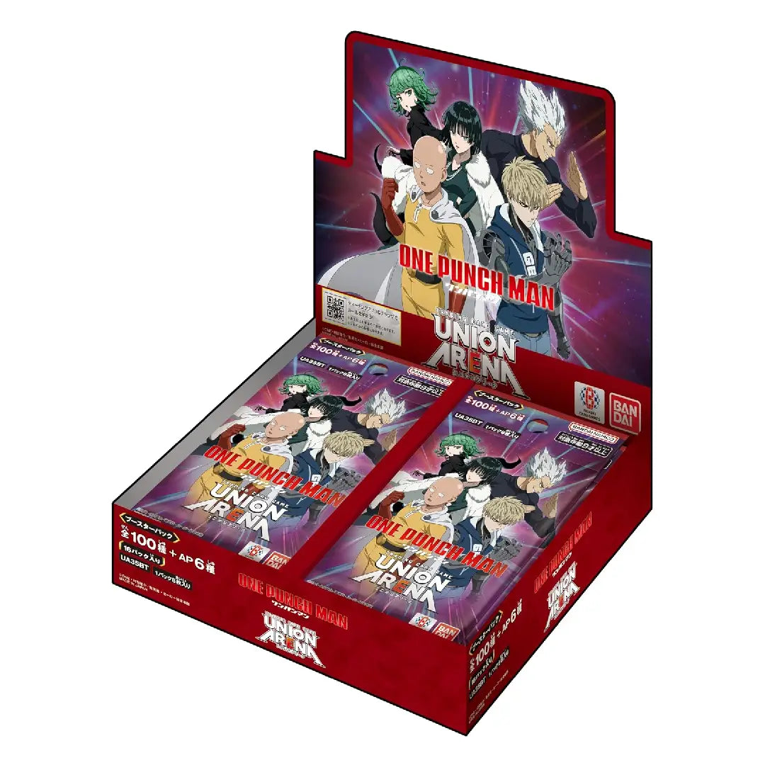 Bandai Union Arena One Punch Man UA35BT Japanese Booster Box 16 Packs