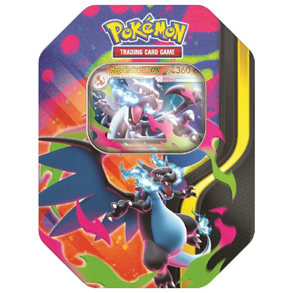Pokémon TCG Mega Charizard X Tin Pokémon Trading Card Game Collectible