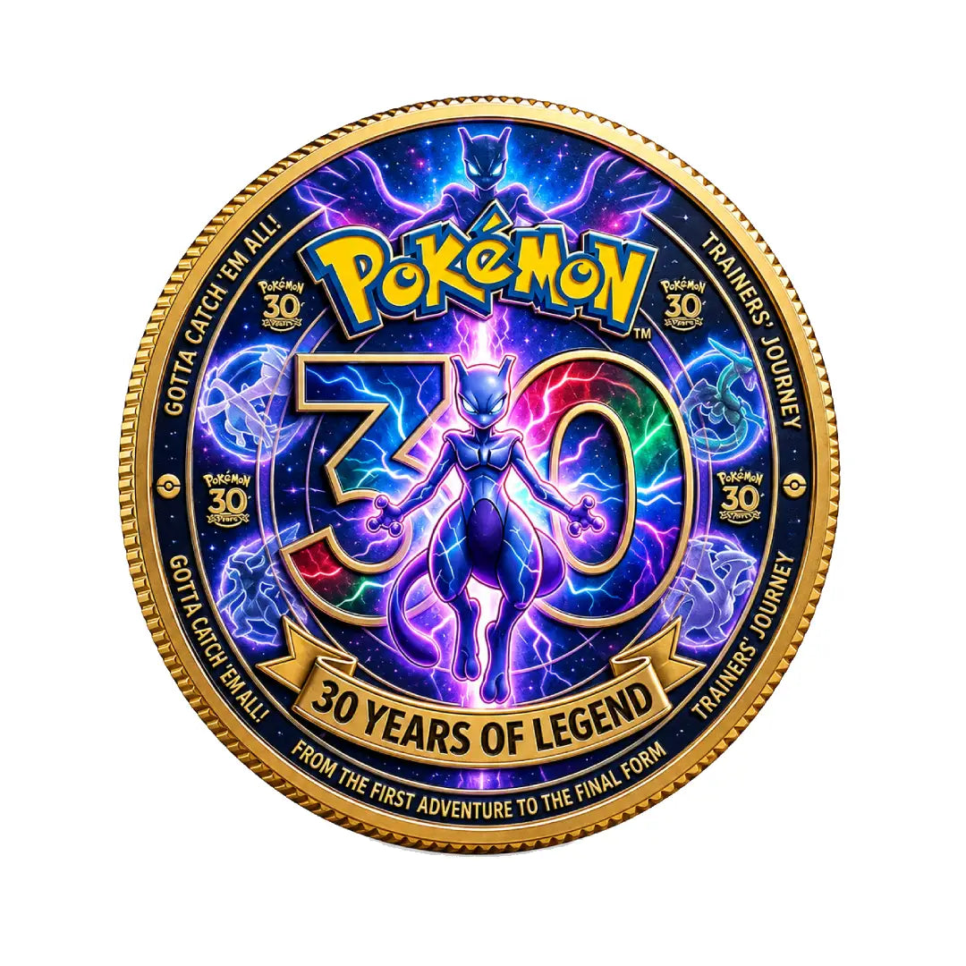 Pokémon 30th Anniversary Celebration Commemorative Coins 2026 Collectible Set