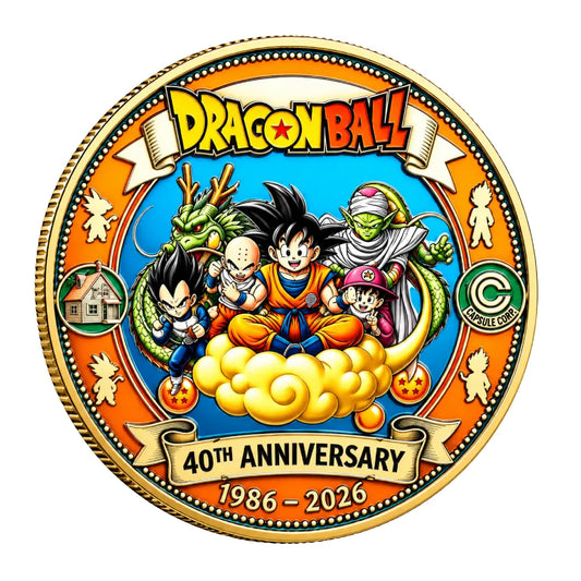 Dragon Ball Z 40th Anniversary 1986–2026 Commemorative Collectible Coin