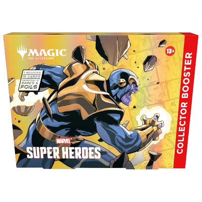 Magic The Gathering Marvel Super Heroes Collector Booster Omega Box MTG Marvel Cards