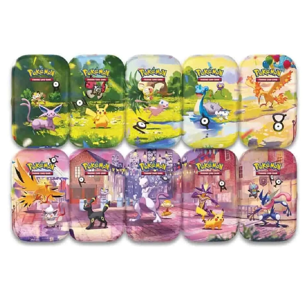 Pokémon TCG 30th Celebration Mini Tins Complete Box Set Spanish Edition