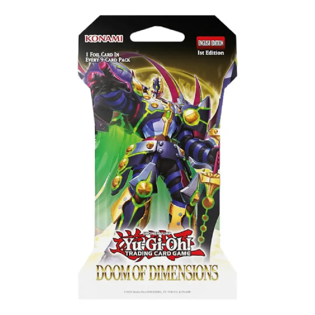 Yu-Gi-Oh! Trading Card Game Doom of Dimensions Sleeved Booster Pack