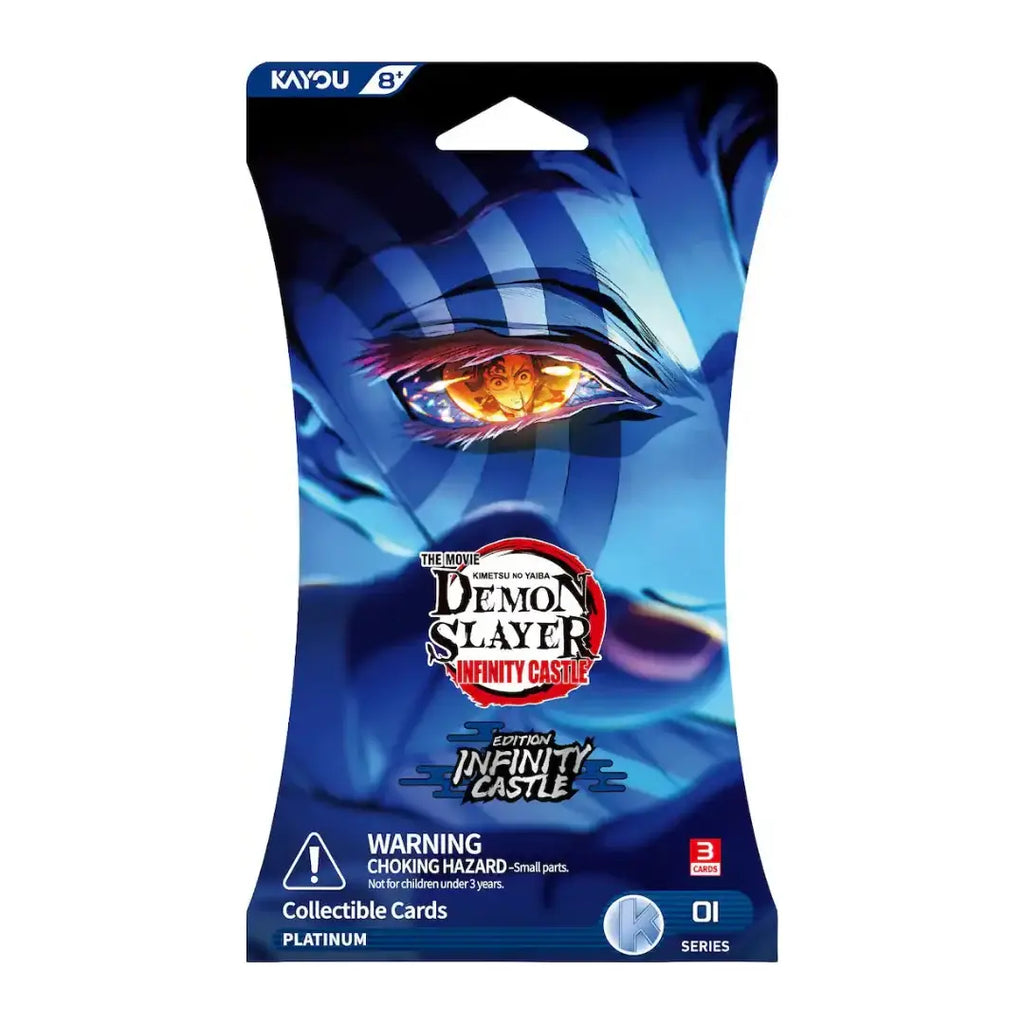 Kayou Demon Slayer Kimetsu no Yaiba Infinity Castle Edition Series 1 Collectible Card Blister Pack