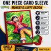 One Piece TCG Official Monkey D. Luffy Card Sleeves for Trading Card Protection