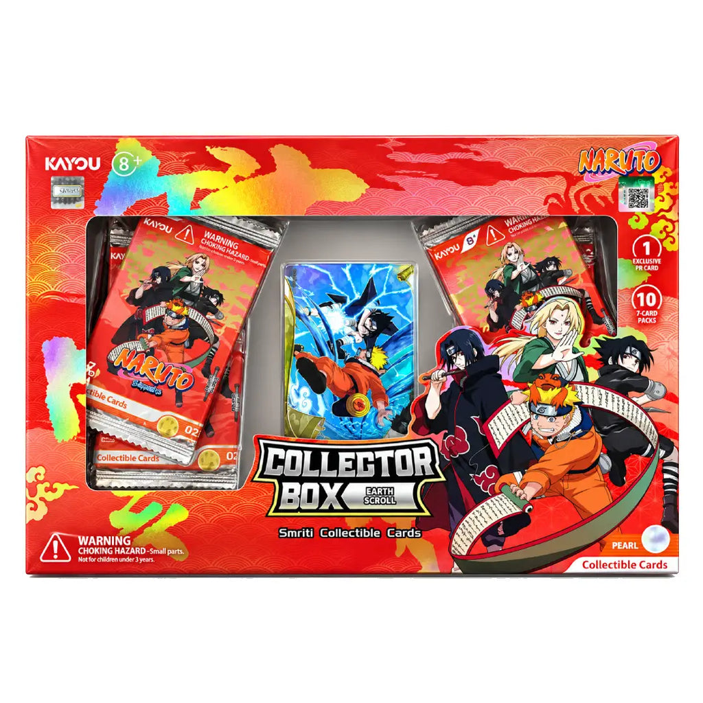 Naruto Smriti CCG Earth Scroll Series 2 Collector Promo Box with 10 Booster Packs