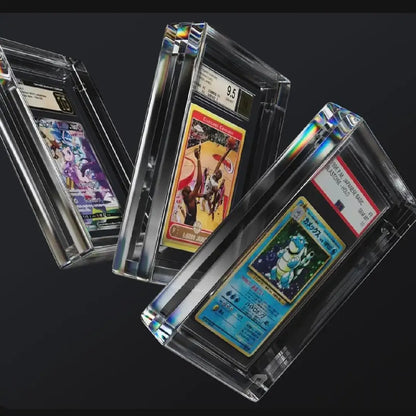 Premium PSA and CGC Magnetic Acrylic Slab Display Case Crystal Clear Graded Card Protector