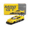 MINI GT Nissan LB-ER34 Super Silhouette Skyline Sport Yellow 2026 – 1:64 Liberty Walk Diecast Model Car