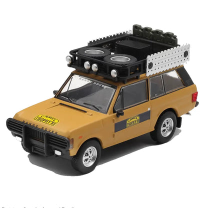 MINI GT Range Rover 1981 Camel Trophy Sumatra Winner – 1:64 Off-Road Diecast Collectible Car