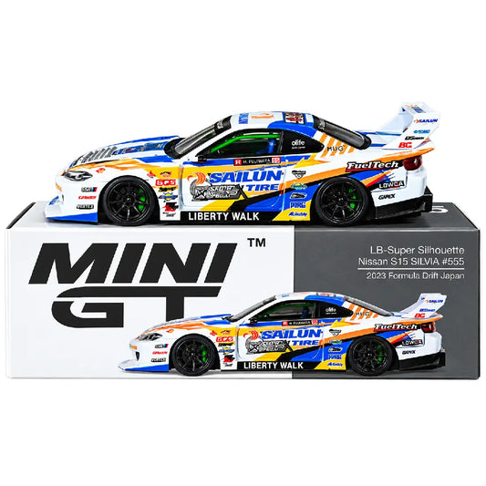 MINI GT Nissan LB-Super Silhouette S15 Silvia Liberty Walk – 1:64 JDM Diecast Collectible Car (Copy)