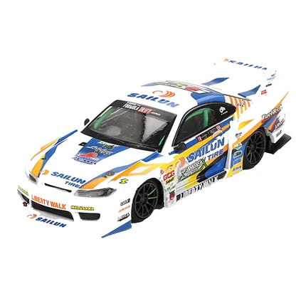 MINI GT Nissan LB-Super Silhouette S15 Silvia Liberty Walk – 1:64 JDM Diecast Collectible Car