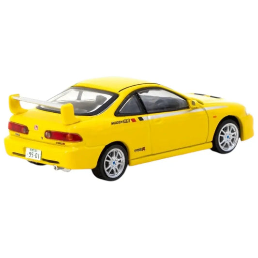 Tarmac Works Honda Integra Type R DC2 Mugen Sunlight Yellow T64G-TL059-YL – 1:64 Premium JDM Diecast Model Car