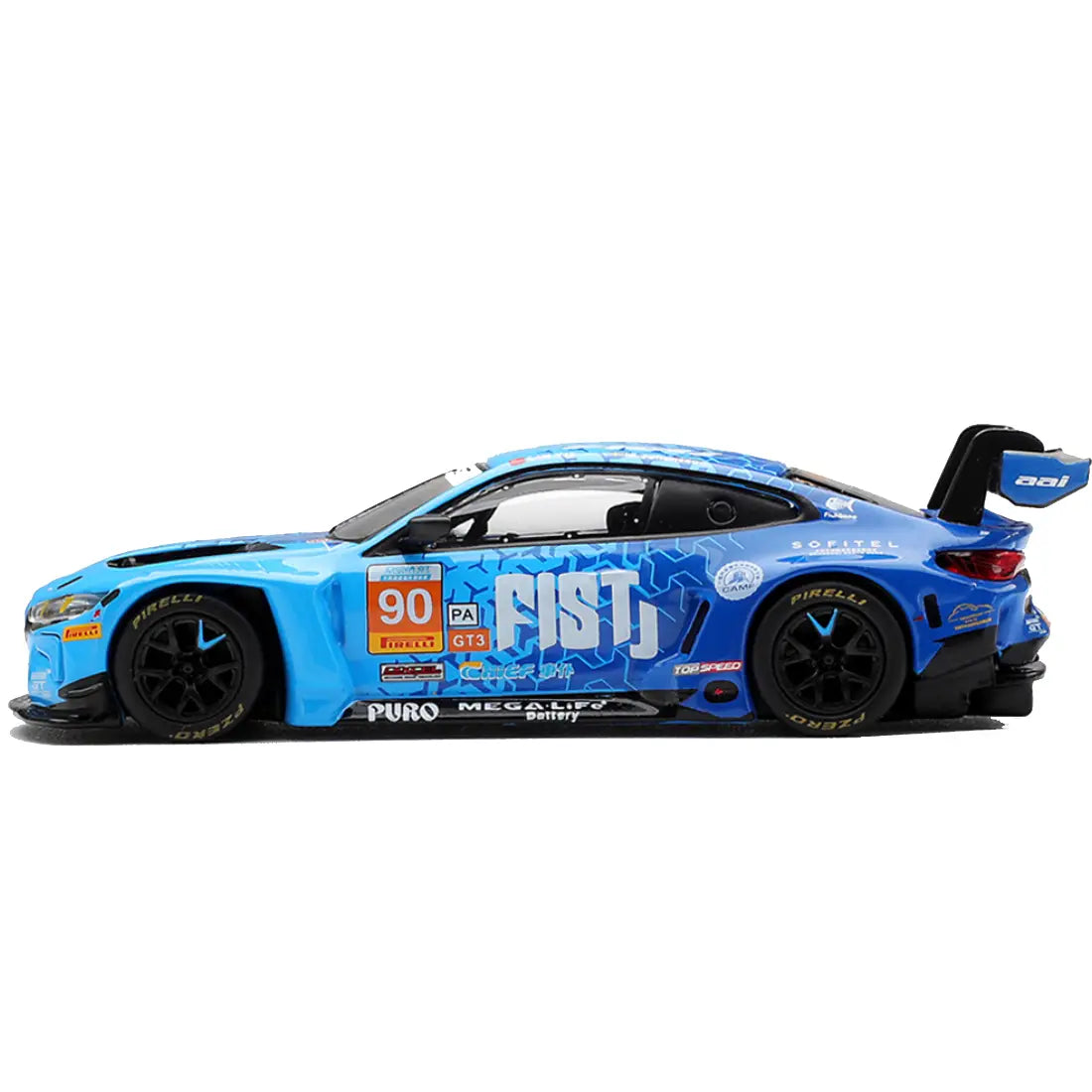 MINI GT BMW M4 GT3 EVO #90 FIST Team AAI 2025 China GT Blue MGT01215 – 1:64 Premium Diecast Model Car