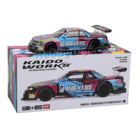 Kaido House x MINI GT Nissan Silvia S13-R Kaido Splash V1 KHMG284 Limited Edition