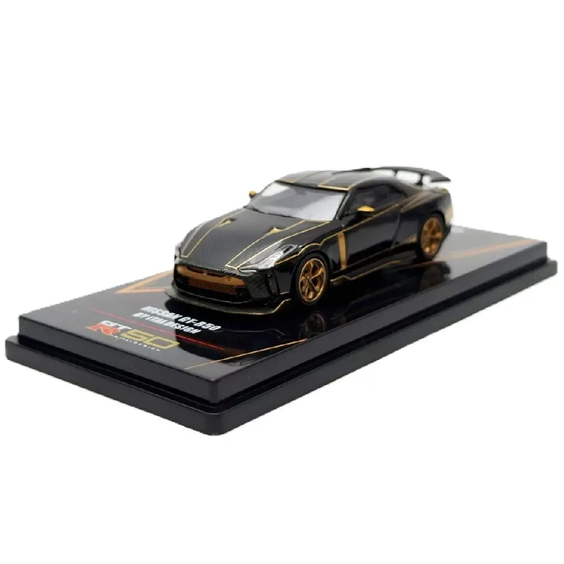 INNO64 Nissan GT-R50 by Italdesign Black IN64-R50-BLK – 1:64 Premium Diecast Model Car