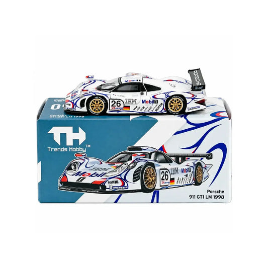Trends Hobby Porsche 911 GT1 LM 1998 Le Mans Winner #26 No. 095 – 1:64 Premium Diecast Model Car