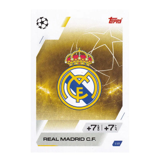Real Madrid C.F. Team Badge Card #118