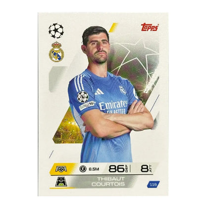 Thibaut Courtois #119 Topps Match Attax 2025/26 Football Trading Card