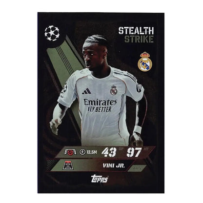 Vini Jr. Stealth Strike Match Attax 2025/26 Football Trading Card