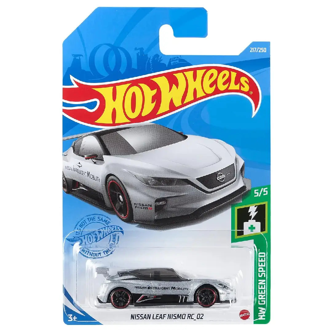 Hot Wheels Nissan Leaf NISMO RC_02 Imported Mainline – 1:64 Electric Racing Diecast Car