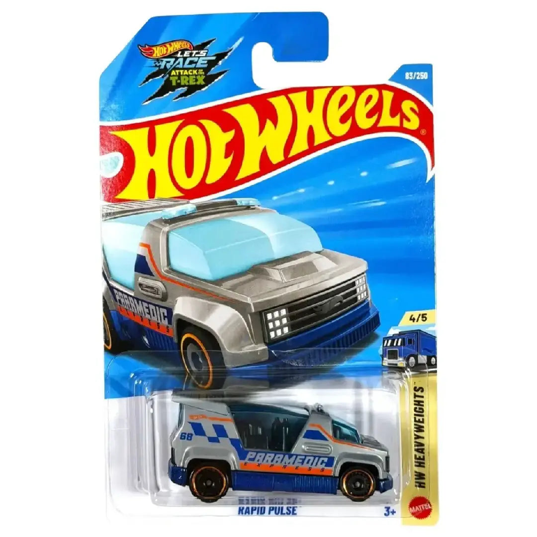 Hot Wheels Rapid Pulse HW First Response – 1:64 Diecast Emergency Rescue Vehicle