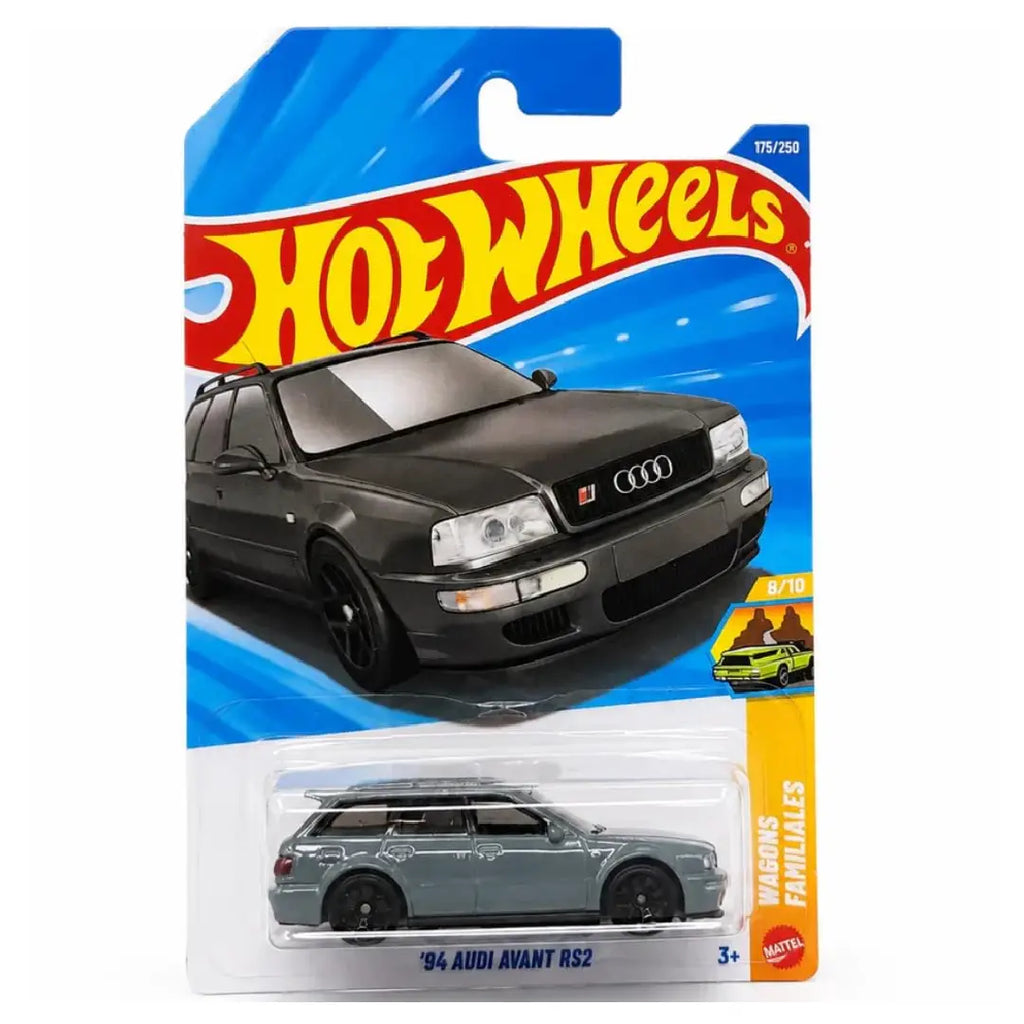 Hot Wheels '94 Audi Avant RS2 Nardo Grey 2026 Wagons 175/250 JJK18 – 1:64 Diecast Car