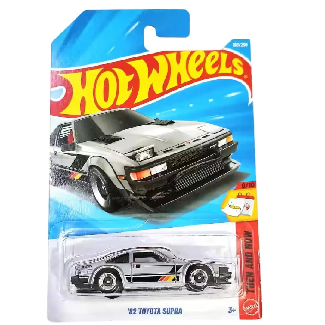 Hot Wheels '82 Toyota Supra Grey 2026 Then and Now 190/250 – 1:64 Diecast Car