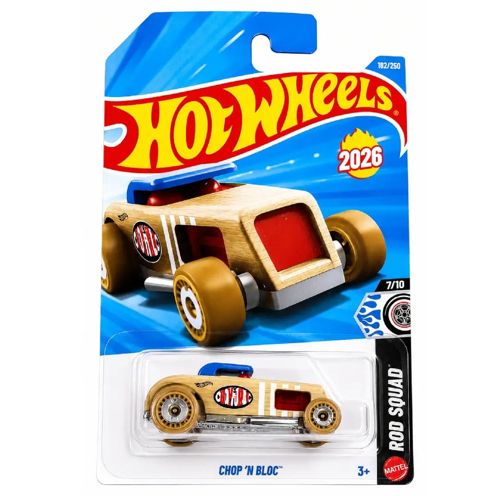 Hot Wheels Chop N Bloc 2026 Rod Squad 182/250 – 1:64 Diecast Hot Rod