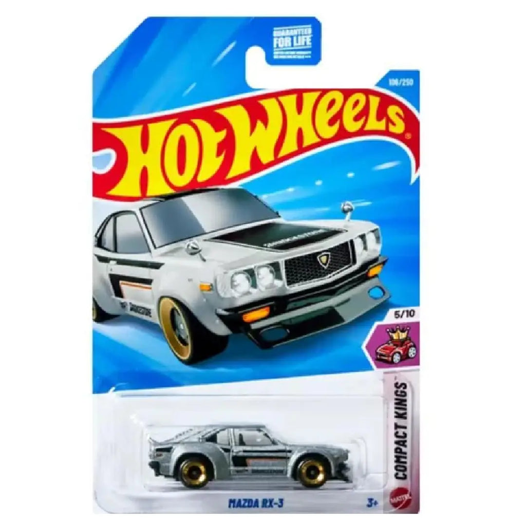 Hot Wheels Mazda RX-3 Grey 2026 – 1:64 Diecast Car