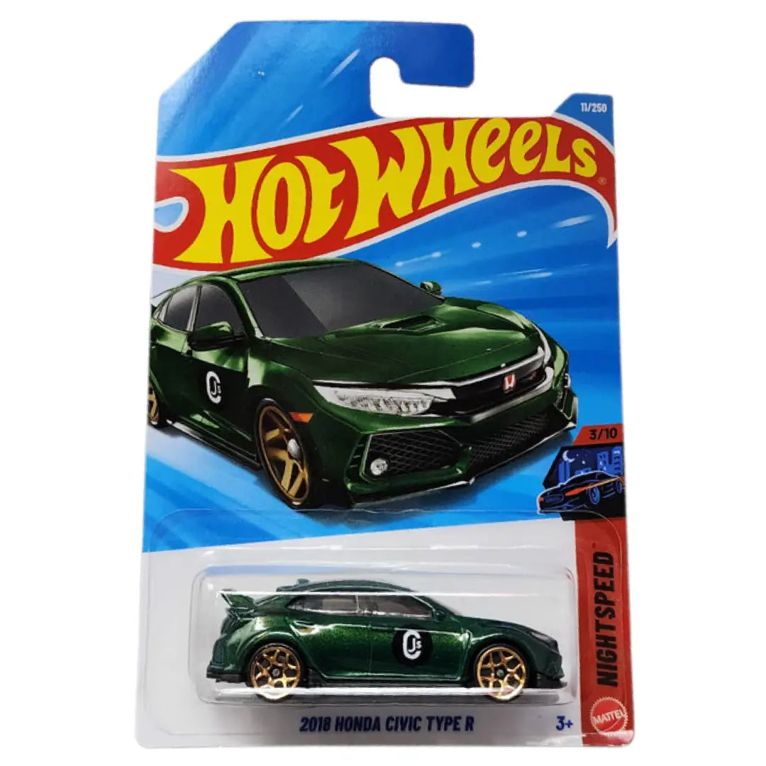 Hot Wheels 2018 Honda Civic Type R – 1:64 Diecast Car