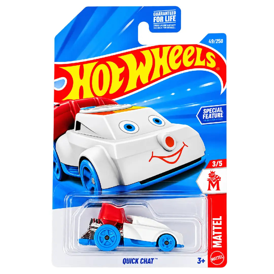 Hot Wheels Quick Chat White 48/250 – 1:64 Diecast Car