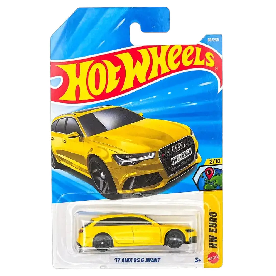 Hot Wheels '17 Audi RS 6 Avant Imported Mainline – 1:64 Diecast Car