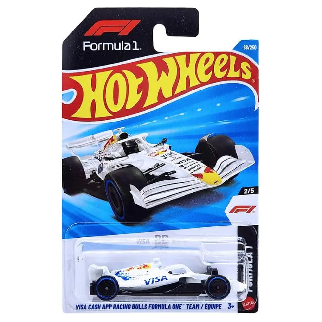 Hot Wheels Visa Cash App RB Formula 1 White 68/250 1:64