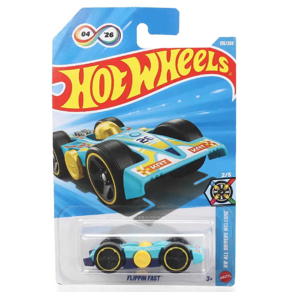 Hot Wheels Flippin Fast Blue 135/250 Mainline 1:64