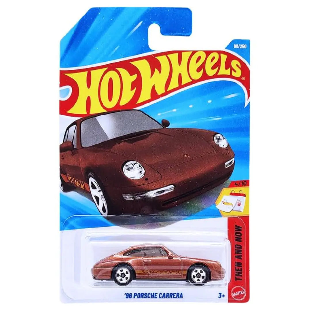 Hot Wheels '96 Porsche Carrera Brown Then and Now 98/250 1:64
